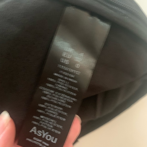 NWOT frilly black midi skirt - Picture 7 of 7